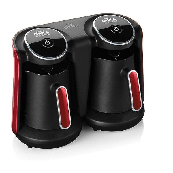 Arzum Okka Minio Duo Turkish Coffee Maker Black/Red Model-OK-006-N | 1 Year Brand Warranty.