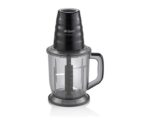 Arzum 1.5 Liter Okka Chef chop Chopper With Stainless Steel Blades Black Model – AR1161 – 1 Year Warranty.