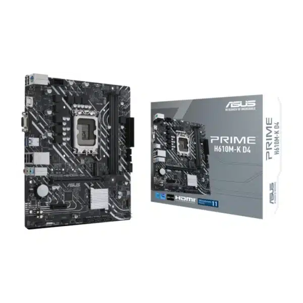 Asus Prime H610M-K D4 Mic ATX Motherboard