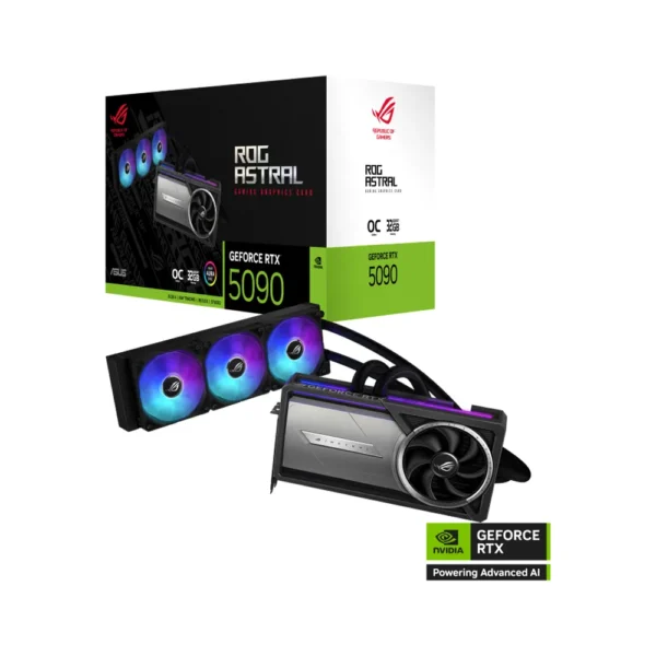 Asus ROG Astral LC GeForce RTX 5090 OC 32GB GDDR7 Graphics Card- 90YV0LW2-M0NA00
