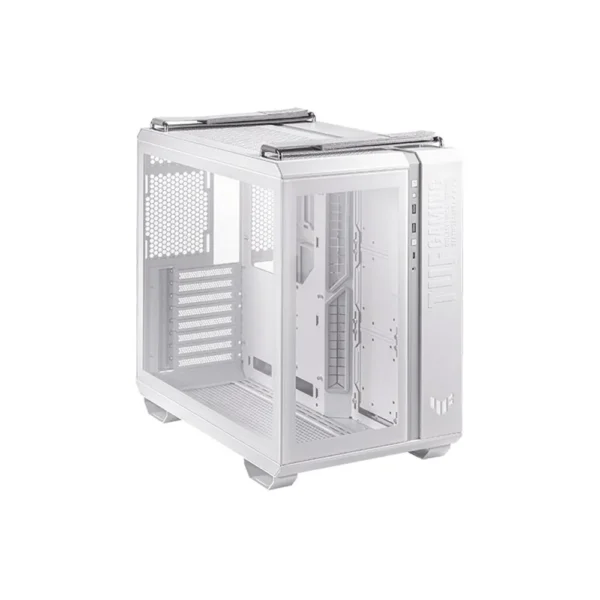 Asus TUF Gaming GT502 Plus Mid Tower ATX Dual-Chamber Case, White – 90DC0093-B19000