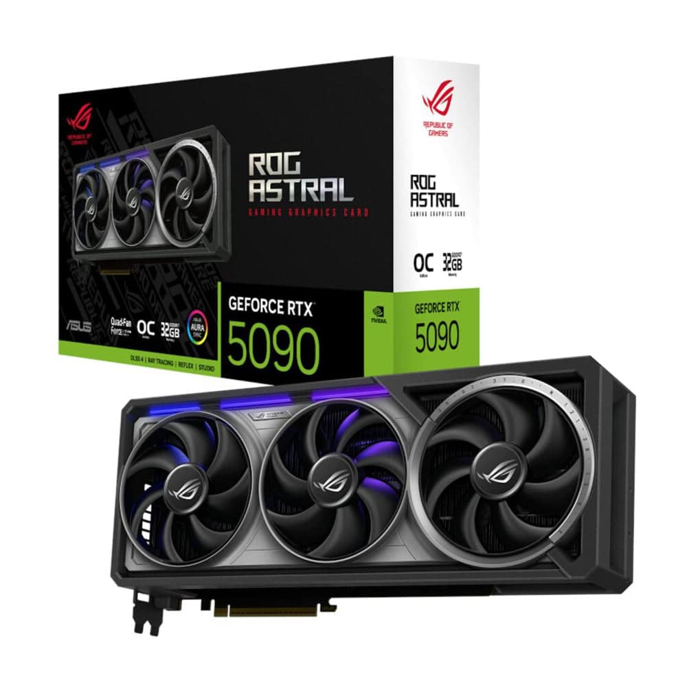 ASUS GeForce RTX 5090 32GB ROG Astral OC GDDR7 PCI-Express Graphics Card - Image 1