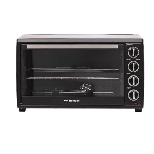 Bompani 65 Liters Electric Oven With Rotisserie And Convection Fan Black Model-BEO65 | 1 Year Warranty