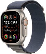 Apple Watch Ultra 2 [GPS + Cellular 49mm] Smartwatch with Rugged Titanium Case & Indigo Alpine Loop Large