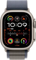 Apple Watch Ultra 2 [GPS + Cellular 49mm] Smartwatch with Rugged Titanium Case & Indigo Alpine Loop Large - Image 2