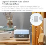 Bluetooth Clock Aromatherapy Humidifier Speaker with 7 Color Ambient Light - Image 3