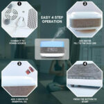 Bluetooth Clock Aromatherapy Humidifier Speaker with 7 Color Ambient Light - Image 9