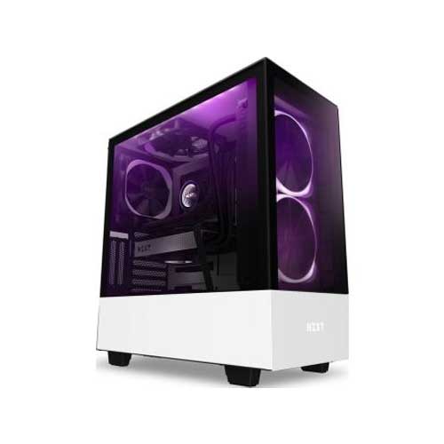 NZXT H510 Elite RGB, ATX Mid Tower, Tempered Glass, White | CA-H510E-W1