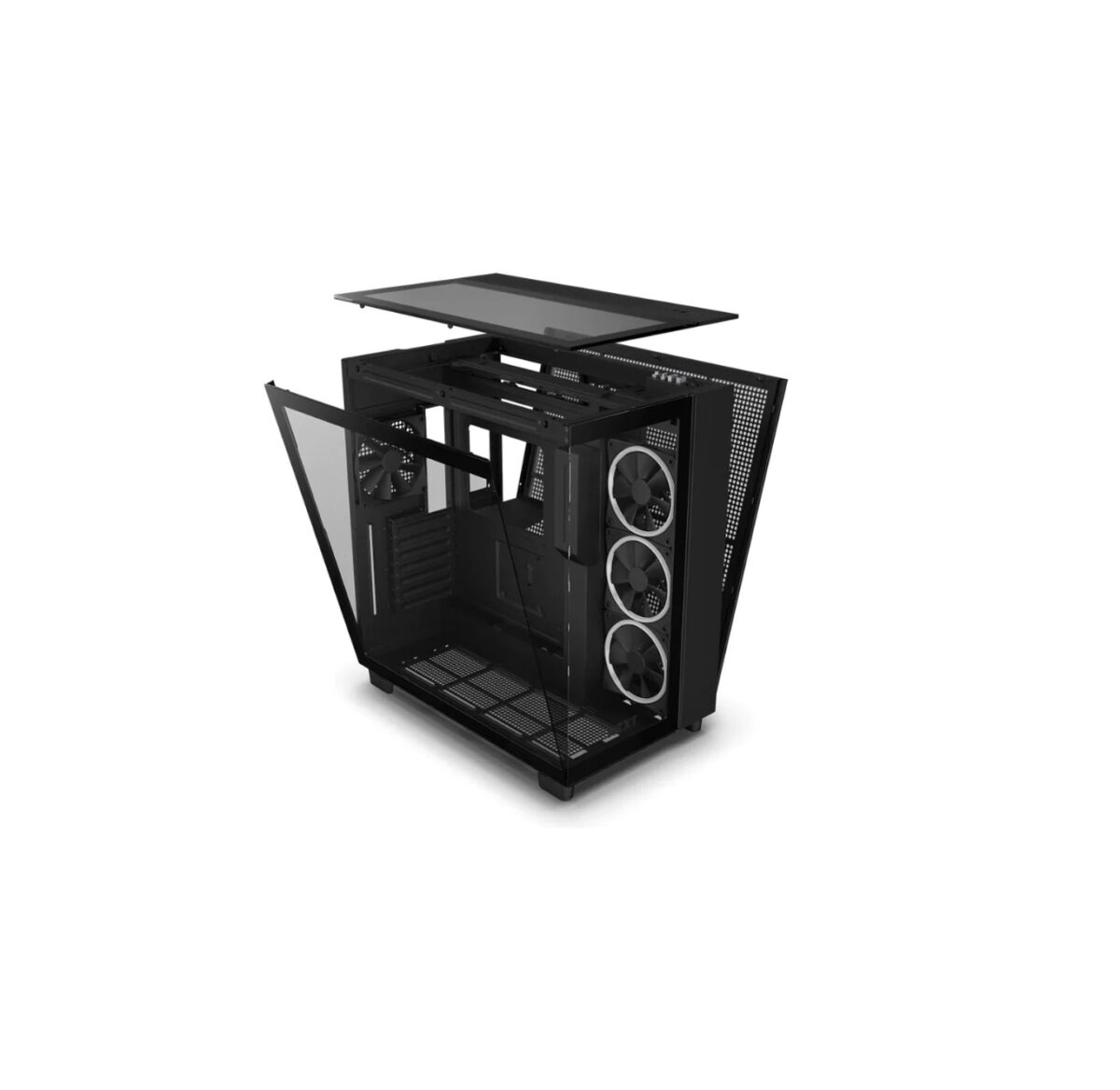 NZXT H9 Elite Dual-Chamber TG Black - Image 1