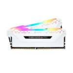 Corsair DDR4 3600MHZ 16GB (2 X 8GB) Vengeance rgb pro C18 – White