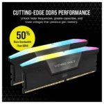 CORSAIR VENGEANCE RGB 32GB (2x16GB) 6400MHz DDR5 RAM RGB, Black | CMH32GX5M2B6400C36 - Image 3