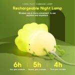 Cabbage Silicon Lamp for Kids 3 Modes - Image 3