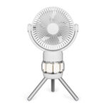 Remote Control Tripod Outdoor Camping LED Lamp Rechargeable Fan