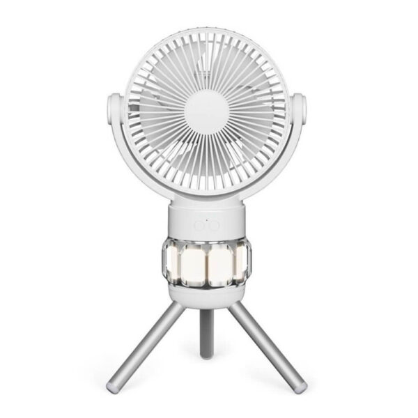 Remote Control Tripod Outdoor Camping LED Lamp Rechargeable Fan