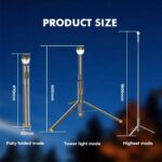 Camping Light : Telescopic Lantern Outdoor Camping Light - Image 8