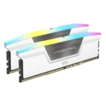 Corsair Vengeance RGB 32GB (2x16GB) 6400MHz DDR5 RAM – White – CMH32GX5M2B6400C36W - Image 3