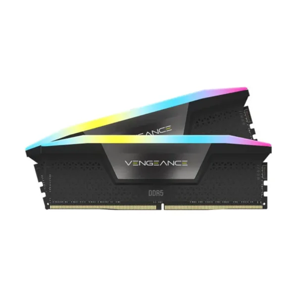 Corsair Vengeance RGB 32GB (2x16GB) RAM DDR5 Memory Kit, 6000MHz Black- CMH32GX5M2E6000C36