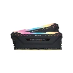 Corsair Vengeance RGB PRO 16GB (2x8GB) RAM DDR4 DRAM 3600MHz- Black-CMW16GX4M2D3600C18