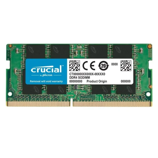 Crucial 16GB DDR4 SODIMM Memory Module, 3200MHz Clock Speed, 22-22-22 Timings, Unbuffered, 1.2V Memory Voltage, 22 CAS Latency – CB16GS3200.C8FT