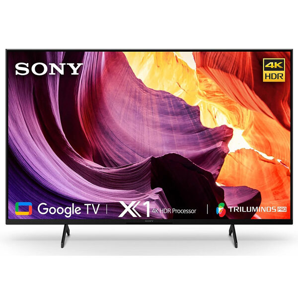 Sony 55 Inch 4K Ultra HD Smart Google TV (X80K Series) Black Model KD-55X80K | 1 Year Full Warranty
