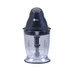 AFRA Electric Chopper, 500W, 1.7L, Stainless Steel Blades, and Black/Clear, Model AF-500CHBK | 2 years Warranty