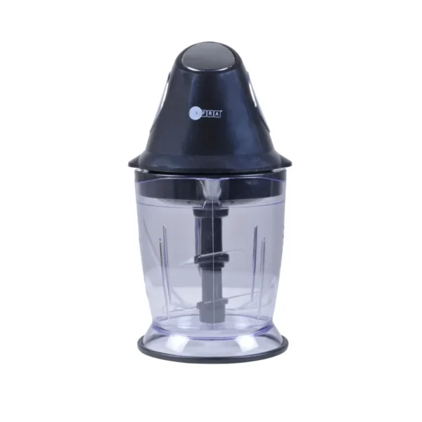 AFRA Electric Chopper, 500W, 1.7L, Stainless Steel Blades, and Black/Clear, Model AF-500CHBK | 2 years Warranty