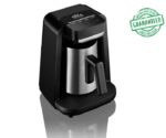 Arzum Okka Turkish Coffee Milk Drinks & Different Hot Beverages Maker Black Model-OK0012-RK | 1 Year Brand Warranty.
