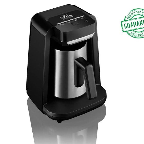 Arzum Okka Turkish Coffee Milk Drinks & Different Hot Beverages Maker Black Model-OK0012-RK | 1 Year Brand Warranty.