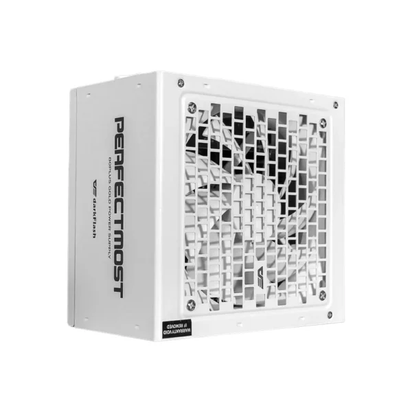 DarkFlash PMT 750W Gold Full Modular Power Supply, White