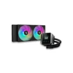 DeepCool Mystique 240 ARGB Liquid CPU Cooler, Black – R-LX550-BKADSNC-G-1