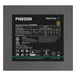 DeepCool PN850M Fully Modular Power Supply, Black- R-PN850M-FC0B-UK - Image 3