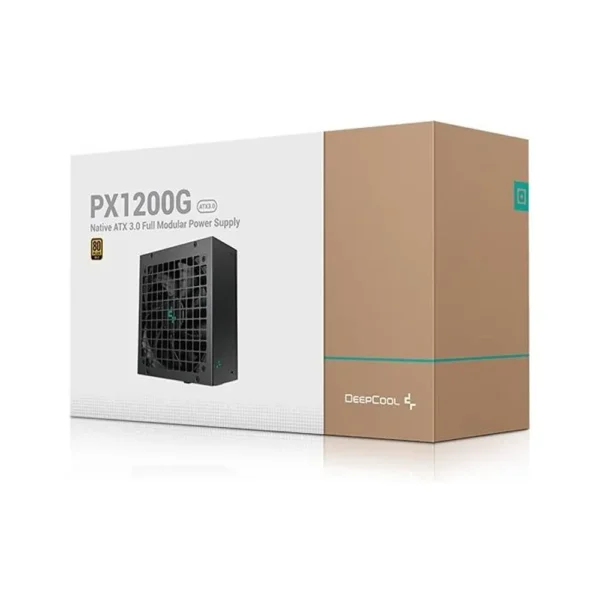 DeepCool PX1200G 1200W 80 Plus Gold Fully Modular Power Supply, Black – R-PXC00G-FC0B-UK