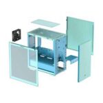 Deepcool MACUBE 110 Minimalistic Micro-ATX Case – Mint Green - Image 5