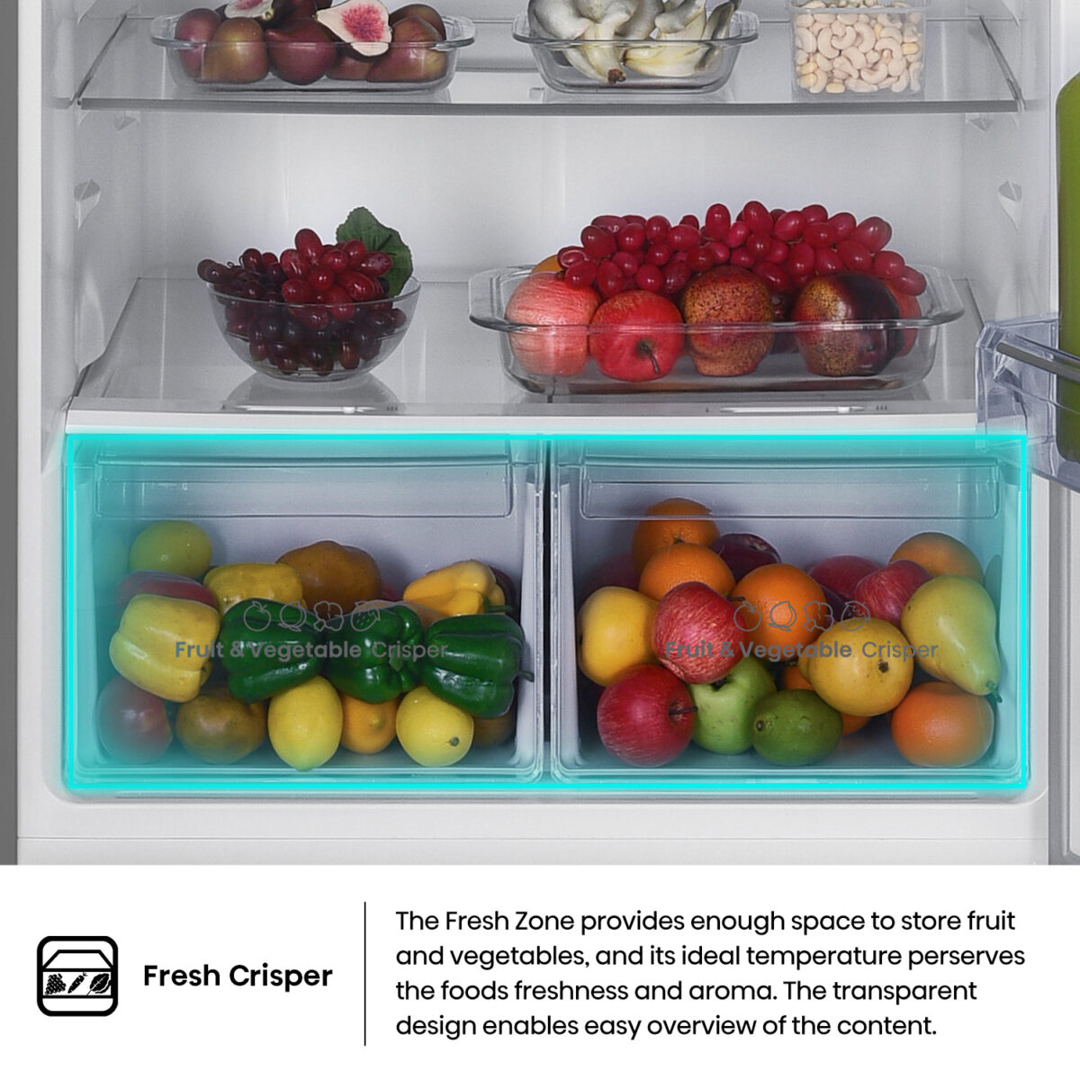 Hisense RT3N635NAD4 – Two Door Top-mount 635L Freezer Fridge, Precise Electronic Control, Big Capacity, Total No Frost, 83×74.6×187 cm (LxWxH), Silver, 1 Year Full & 10 Years Compressor Warranty - Image 5
