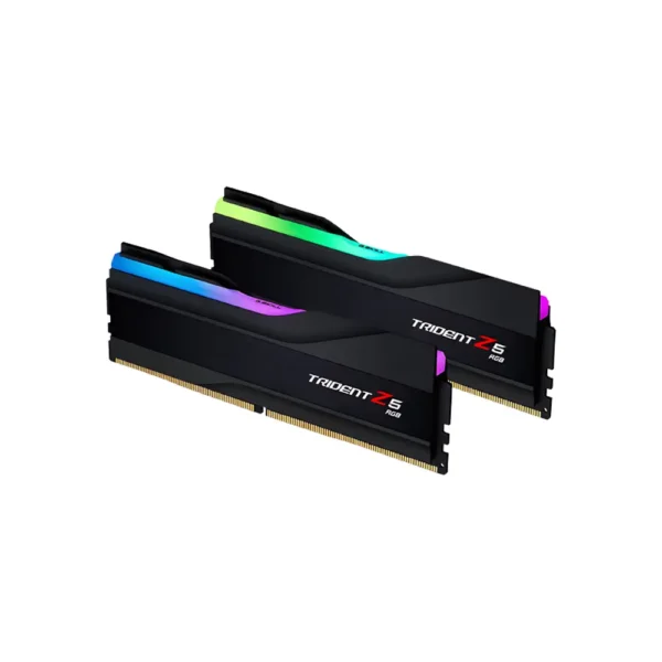 G.Skill Trident Z5 RGB 32GB DDR5 6400MHz Desktop RAM, CL32, Intel XMP 3.0 – Black