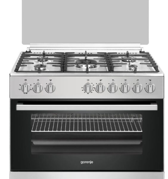 Gorenje 90 cm Gas cooker,5 Gas Zone with Triple Ring Burner 105 L Oven Capacity