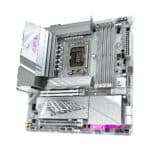 GIGABYTE Z890M Aorus Elite WiFi-7 Ice DDR5 LGA 1851 Micro-ATX Motherboard – White | Z890M-A-ELITE-WIFI7-ICE - Image 2