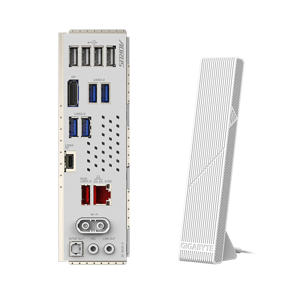 GIGABYTE Z890M Aorus Elite WiFi-7 Ice DDR5 LGA 1851 Micro-ATX Motherboard – White | Z890M-A-ELITE-WIFI7-ICE - Image 5