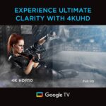 Elista 65 Inch LED Smart Google TV 4K UHD HDR10 – GTV-65UHDELD with Chromecast built-in, Dolby Audio, Bezel-less Design, Google Assistance, hands-free - Image 2