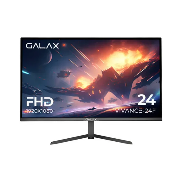 Galax Vivance-24F Gaming Monitor, 24″ FHD Fast IPS Display, 144Hz Refresh Rate, 1ms MPRT Response Time, 16.7m Display Colors – MGVFBF24NB4D