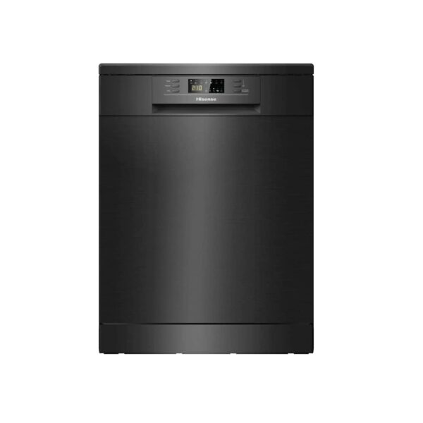 Hisense Freestanding Dishwasher 14 Place Settings 6 Programs With Eco Color Black Model – H14DB – 1 Year Warranty.
