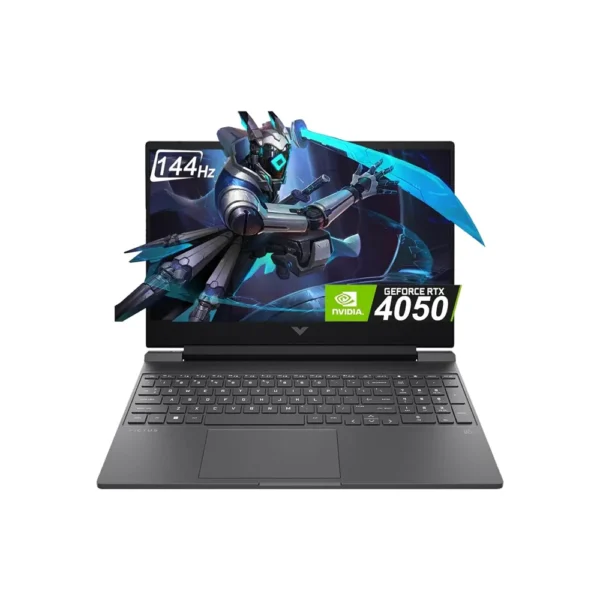 HP Victus 15-fa2701wm 15.6” FHD 144Hz Gaming Laptop, Intel Core i5-13420H, 16GB RAM, 512GB SSD, RTX 4050 6GB, Windows 11, English Keyboard, Mica Silver- B8LN4UA