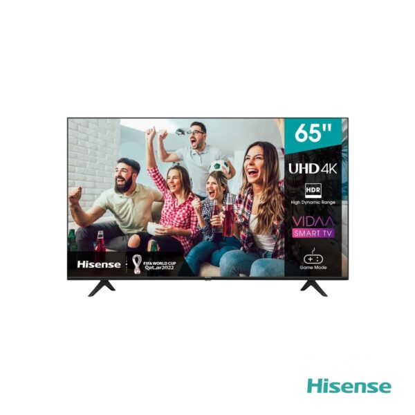 Hisense 65 Inch UHD 4k Smart TV A6 Series WiFi Bluetooth Black Model – 65A6GE – 1 Year Warranty.