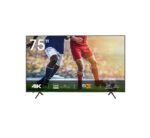 Hisense 75 Inch 4K UHD Smart TV VIDAA With Dolby Vision Bluetooth WiFi Black Model – 75A7120FS – 1 Year Warranty.