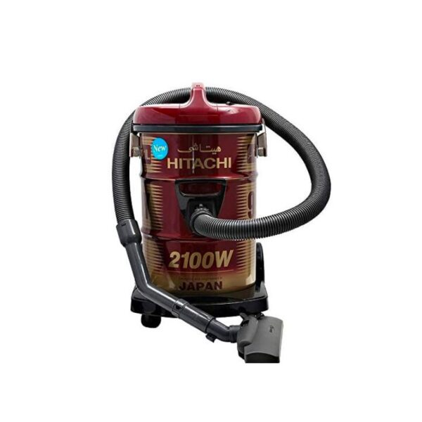 Hitachi 21 Liter Drum Vacuum Cleaner, Corded Canister, 2100 W, Color Red Model – CV960Y24CBSWR | 1 Year Full Warranty
