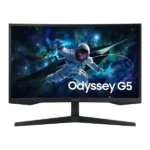 Samsung 27 Inch Odyssey G5 G55C QHD 165Hz Curved Gaming Monitor