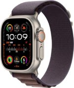 Apple Watch Ultra 2 [GPS + Cellular 49mm] Smartwatch with Rugged Titanium Case & Indigo Alpine Loop Large - Image 4