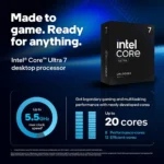 Intel Core Ultra 7 265KF LGA 1851 Processor – BX80768265KF - Image 2