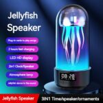 Acoustics Jellyfish Bluetooth Speaker Led Night Light with Clock - Image 7