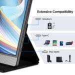 KOORUI 15.6-Inch Portable Monitor IPS FHD 1920 x 1080 60Hz 6ms | 15B1 - Image 3